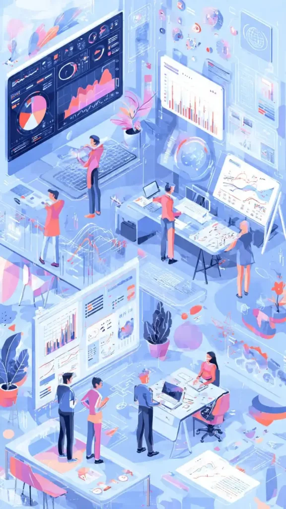 people working in the offiice